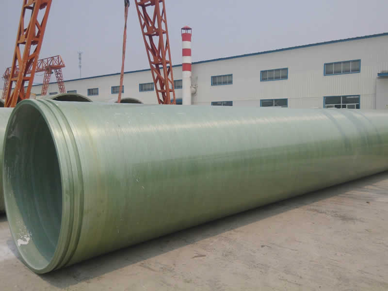 FRP/GRP pipe with sand reinforced