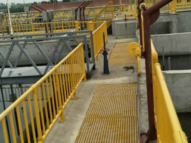 FRP Handrails for Water Treatment Facilities