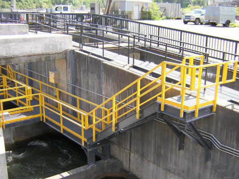 FRP Stairs For Water Treatment Plants